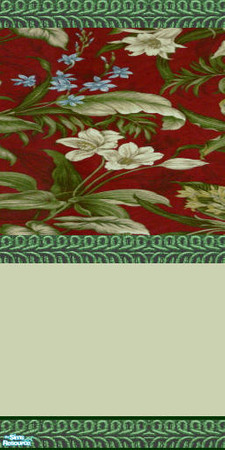 Sims 2 — White Lily Wall Panel by ead425 — 