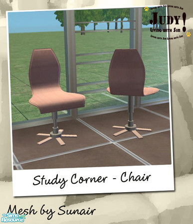 Sims 2 — Judy Study Corner - OfficeChair Pink by judyhugsnoopy — Recolor Sunair T293 ERH Office Chair. Please download