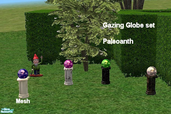 Sims 2 — Gazing Globes by Paleoanth — Love gazing globes? Great! Buy the set. Hate gazing globes? Even better! Kick them,