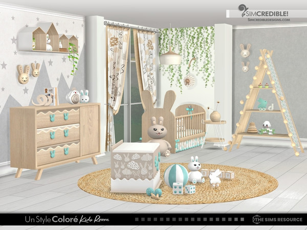 Sims 4 — Un Style Colore Bunny lamp by SIMcredible! — 