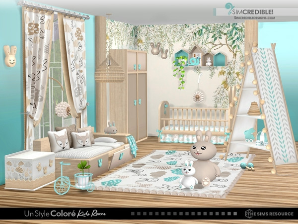 Sims 4 — Un Style Colore Bunny Sculpture by SIMcredible! — 