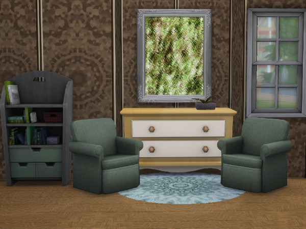 Sims 4 — Funky chairs by Woodies — Pretty Funky right? odd miss and match
