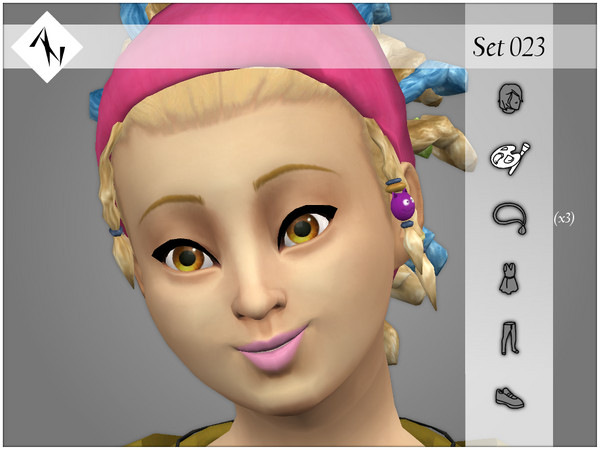 Sims 4 — Set023 - Face Paint - Contacts by AleNikSimmer — THIS IS THE FULL SET. -TOU-