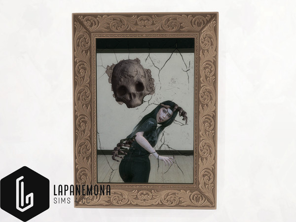 Sims 4 — Imprisoned skeleton - Very goth set by Lapanemona — Here is the second part of my Very goth set.