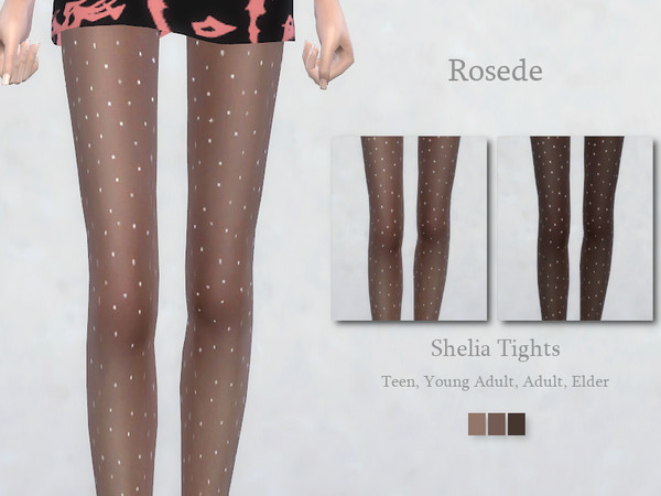 Sims 4 — Shelia Tights by _Rosede_ — For Teen, Young Adult, Adult, Elder