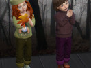 Sims 4 — Toddler Autumn Pants by Sovada6 — Autumn pants with a maple leaf in the back pocket, available in 6 colors