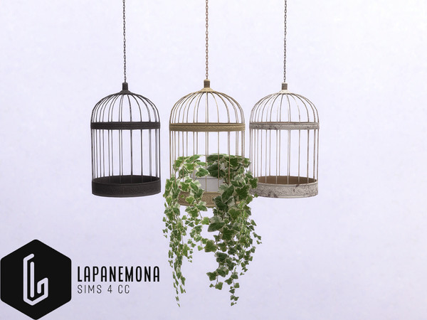 Sims 4 — Cage your plants - Very goth set by Lapanemona — This is the third part of my Very goth series.