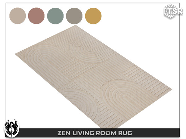 Sims 4 — Nemesis_im - Zen Living Room Rug by nemesis_im — Sets of furniture from Zen living Room Set This set includes9