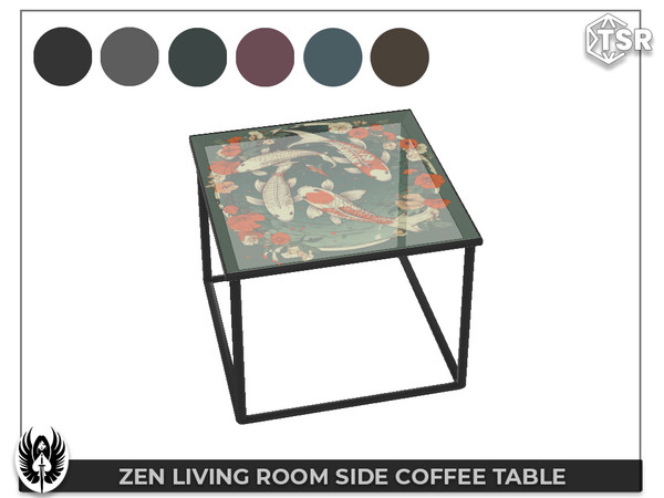 Sims 4 — Nemesis_im - Zen Living RoomSide Coffee Table by nemesis_im — Sets of furniture from Zen living Room Set This