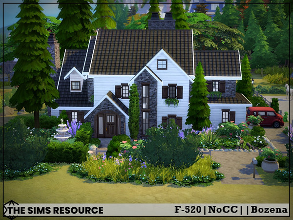 Sims 4 — F-520-Shell by Bozena — Brindleton Bay