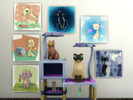 Sims 4 — Cats Rule by spitzmagic — 6 prints of some pretty cool cats.