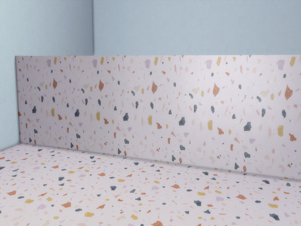 Sims 4 — PastelStyle-Terrazzo Platform 0.package by PastelStyle — The floor has two swatches. Hope you like it.