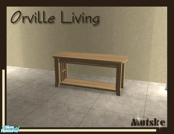 Sims 2 — Orville Living - Sofatable by Mutske — Orville Living is a set of 3 new meshes and some recolors. From the