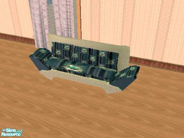 Sims 2 — Comfy Bedroom - Striped Floral - sofa by ead425 — 