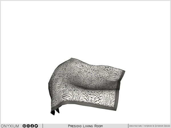 Sims 4 — Presidio Sofa Blanket by Onyxium — Onyxium@TSR Design Workshop Living Room Collection - Belong To The 2023 Year