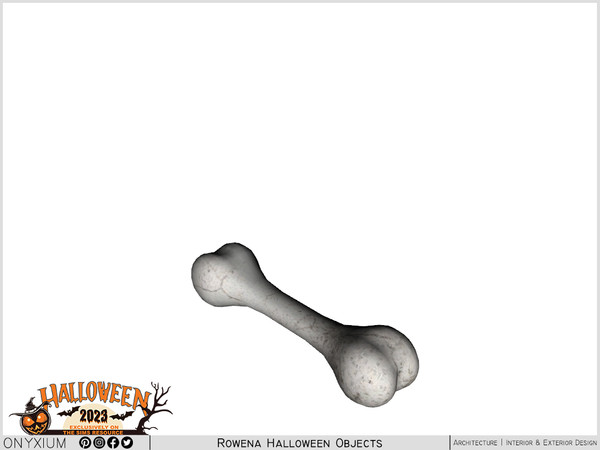 Sims 4 — Rowena Bone Decor by Onyxium — Onyxium@TSR Design Workshop Halloween Collection - Belong To The 2023 Year