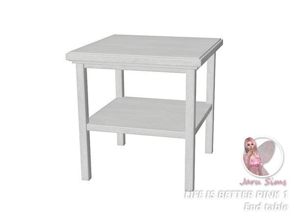 Sims 4 — Life is better pink 1 - End table by Jaru_Sims — My first objects for the Sims4. I hope you like them. Have fun!