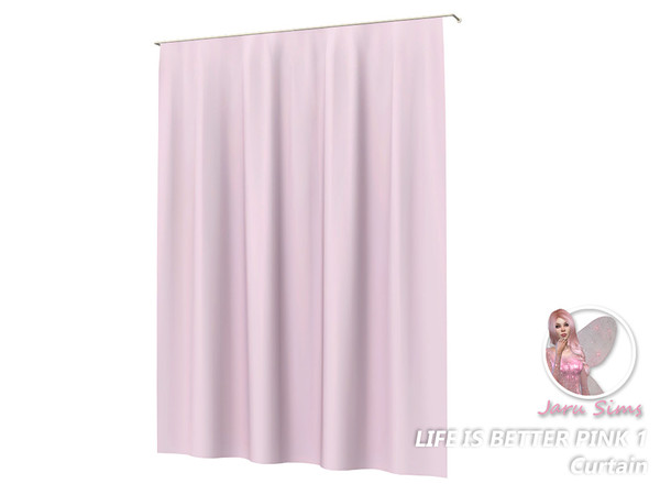 Sims 4 — Life is better pink 1 - Curtain by Jaru_Sims — My first objects for the Sims4. I hope you like them. Have fun!