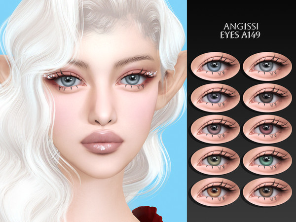 Sims 4 — EYES A149 by ANGISSI — PREVIEWS MADE USING HQ MOD Facepaint category