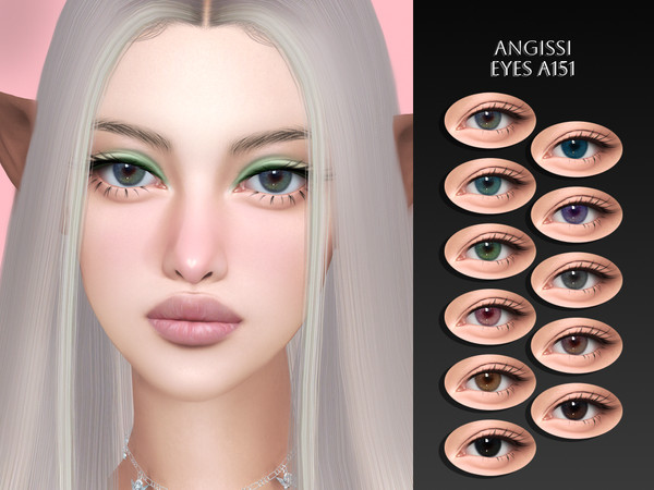 Sims 4 — EYES A151 by ANGISSI — PREVIEWS MADE USING HQ MOD Facepaint category
