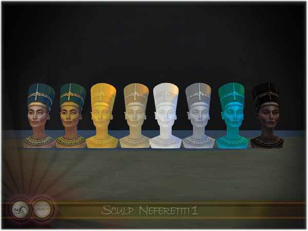 Sims 4 — BAkalia_SIMythology_Sculp-Neferetiti1 by BAkalia — I will complete the description later