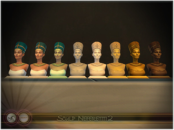 Sims 4 — BAkalia_SIMythology_Sculp-Neferetiti2 by BAkalia — I will complete the description later