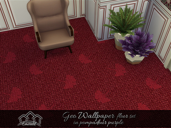 Sims 4 — Geo in pompadour purple  floor 1 by Emerald — Perfect touch to your interiors with this chic geo