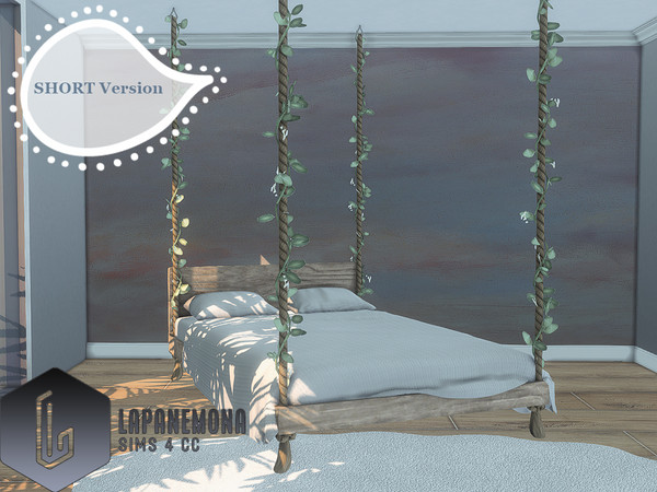 Sims 4 — Hanging bed (Short) - Harmony set by Lapanemona — These furnitures were made in harmony with nature. They will