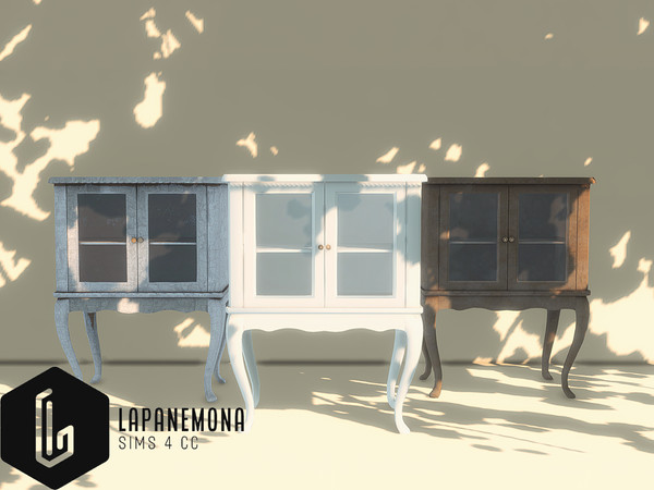 Sims 4 — Vintage nightstand - Harmony set by Lapanemona — These furnitures were made in harmony with nature. They will