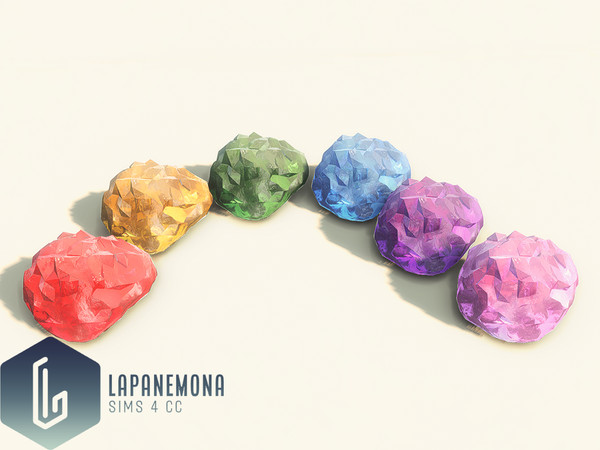 Sims 4 — Magic crystal - Harmony set by Lapanemona — This set looked very differently in my head when I started to make