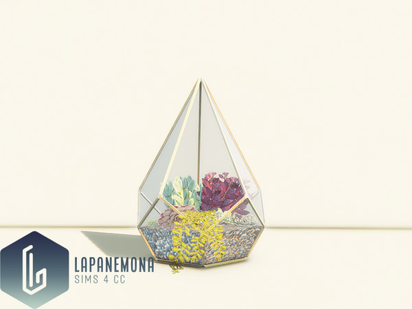 Sims 4 — Diamond Terrarium - Harmony set by Lapanemona — This set looked very differently in my head when I started to