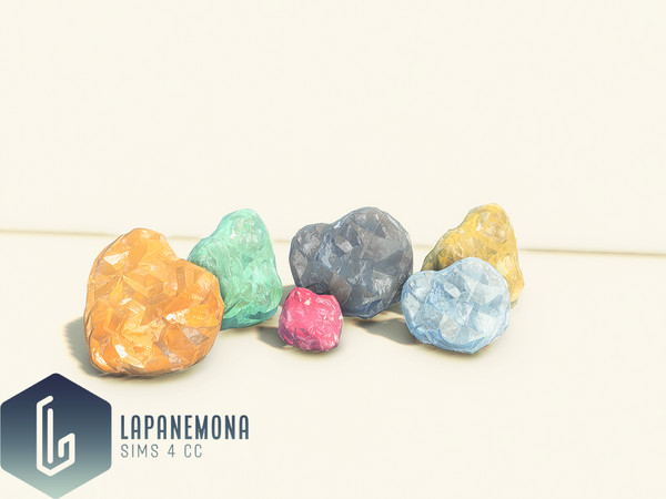 Sims 4 — Rare crystal - Harmony set by Lapanemona — This set looked very differently in my head when I started to make