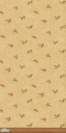Sims 2 — am_fallwalls_01 by Cruella — Acorn leaves. Wallpapers done in beautiful fall colors and themes.