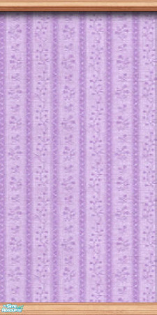 Sims 2 — am_yasha_violet by Cruella — Re-colors from one of my cottage series wallpaper, without the drapped border, in