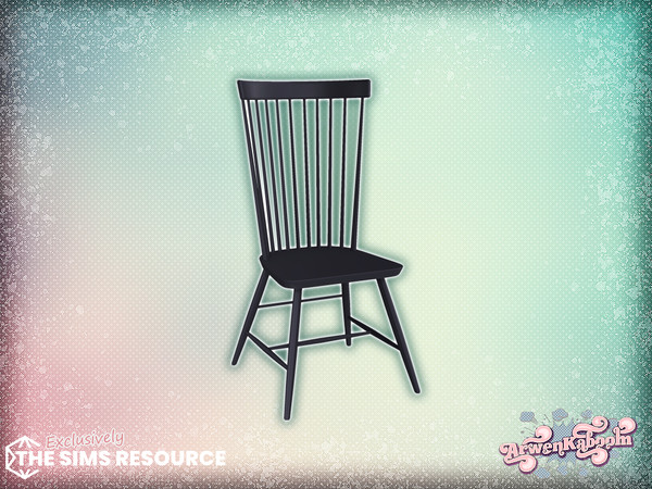 Sims 4 — Havenight - Chair by ArwenKaboom — New sets featuring an elegant and dark colored dining room. Find all items in