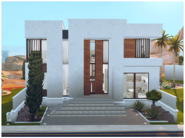 Sims 4 — MM Modern House 14 by Merin_Martini — My Sims 4 lots some are inspired by real houses, bulidings, paintings, RPG