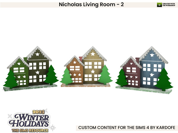 Sims 4 — kardofe_Nicholas Living Room_Cottages by kardofe — Second part of Nicholas living room, in this one you will