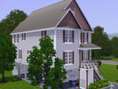 Sims 3 — 2 Story Raised House - 3br, 3ba (Minimal CC) by PlayerNamedSam — An unfurnished version of my 2 story raised