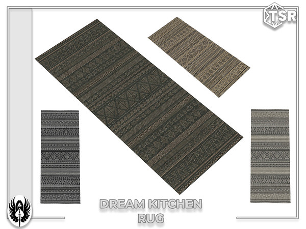 Sims 4 — Nemesis_im - Dream Kitchen Rug by nemesis_im — Sets of furniture from Dream Kitchen This set includes 7 items