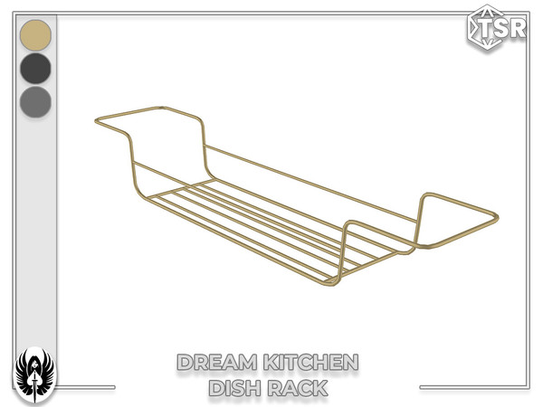 Sims 4 — Nemesis_im - Dream Kitchen Dish Rack by nemesis_im — Sets of furniture from Dream Kitchen This set includes 7