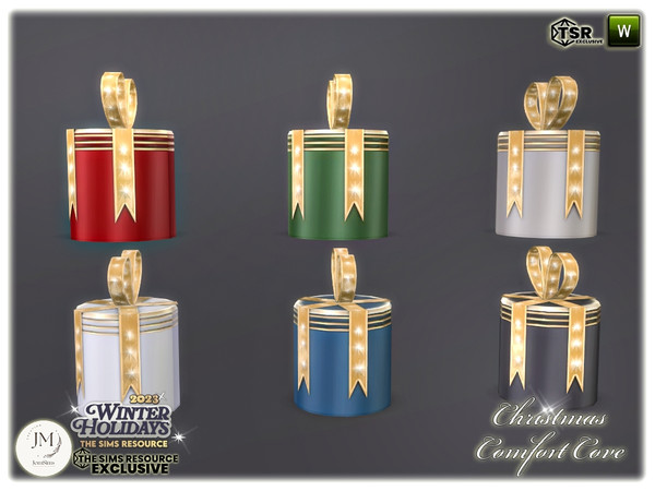 Sims 4 — Christmas Comfort Cove deco gift1 by jomsims — The warm harmony of Christmas. Immerse yourself in enveloping