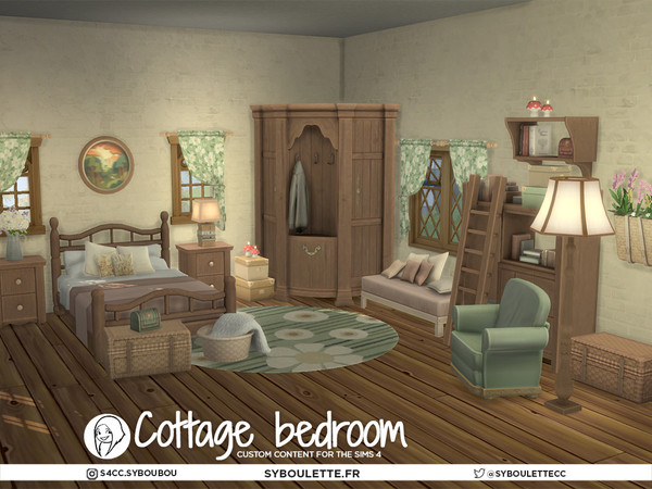 Sims 4 — Cottage - Rug by Syboubou — Get ready to embrace the cozy cottage vibes in The Sims 4 with my latest custom