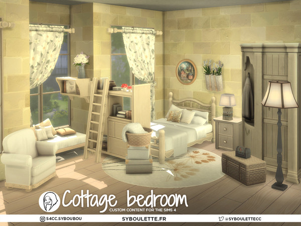 Sims 4 — Cottage - Bookshelves by Syboubou — Get ready to embrace the cozy cottage vibes in The Sims 4 with my latest