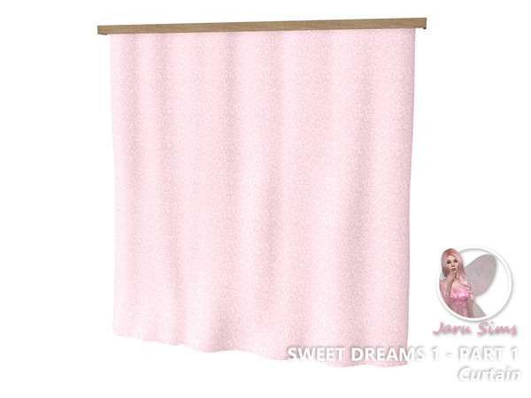 Sims 4 — Sweet Dreams 1 - Curtain| jarusims by Jaru_Sims — Part 1 with a bedroom furniture. Have sweet dreams with this
