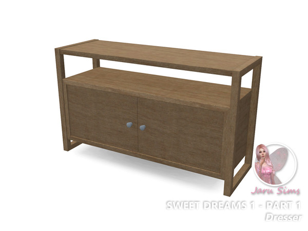 Sims 4 — Sweet Dreams 1 - Dresser| jarusims by Jaru_Sims — Part 1 with a bedroom furniture. Have sweet dreams with this
