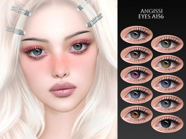 Sims 4 — EYES A156 by ANGISSI — PREVIEWS MADE USING HQ MOD Facepaint category