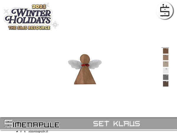 Sims 4 — [SeN4] Set Klaus - Christmas Angel Deco by Simenapule — Set Klaus - Gift Box 2 Made by Simenapule for TSR