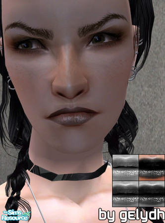 Sims 2 — Second Skin - Translucent Lipgloss - Black Ice by gelydh — Semi-transparent lipgloss in neutral colors,