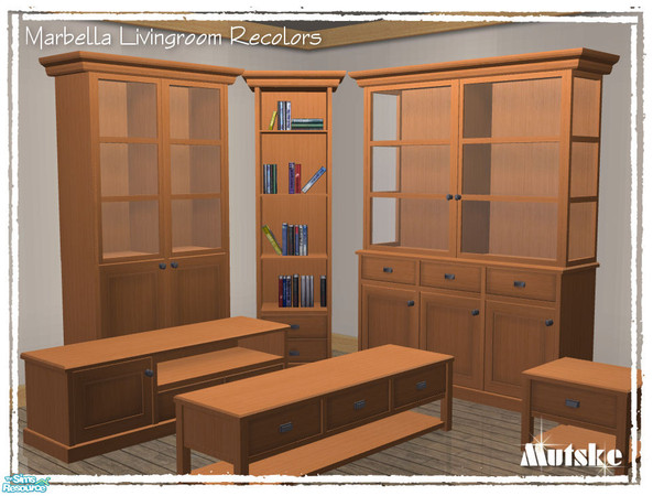 Sims 2 — Marbella Chinacabinet Middlewood by Mutske — 