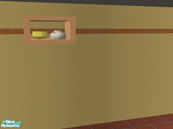 Sims 2 — CalKitchen - Ck-walldeco2 by qth11 — 